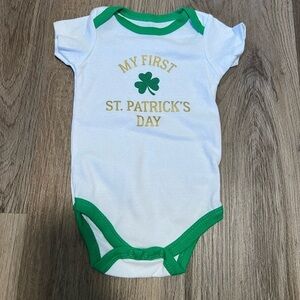 HB Baby "My First St. Patrick's Day" Onesie